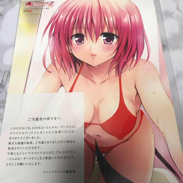 期間限定価格 非売品 To LOVEるジャンプSQ 懸賞品 モモ お風呂ポスター
