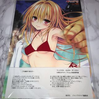 シュウエイシャ(集英社)のTo LOVEる　ジャンプSQ懸賞品　ヤミ　お風呂ポスター(ポスター)