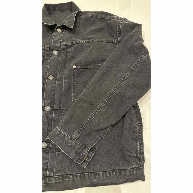 L'Appartement DEUXIEME CLASSE(アパルトモンドゥーズィエムクラス)のシュタンバウムSTAMMBAUM DENIMJACKETデニムジャケットブラック レディースのジャケット/アウター(Gジャン/デニムジャケット)の商品写真