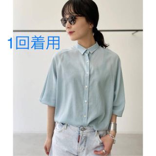 アパルトモンドゥーズィエムクラス(L'Appartement DEUXIEME CLASSE)の1回着用 アパルトモン Dolmansleeve Sheer Blouse(シャツ/ブラウス(長袖/七分))