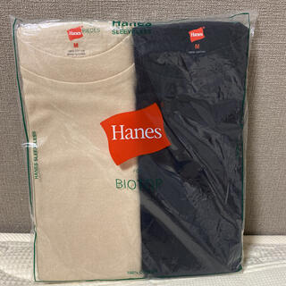 ヘインズ(Hanes)のヘインズ　ビオトープ　ノースリーブ　ベージュ　ネイビー　セット(Tシャツ(半袖/袖なし))