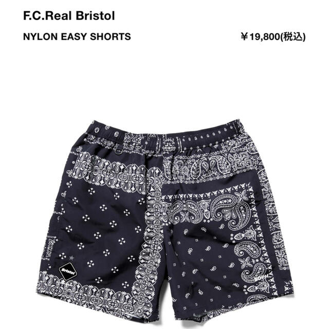 F.C.R.B. - F.C.Real Bristol NYLON EASY SHORTS Sの通販 by Y's shop