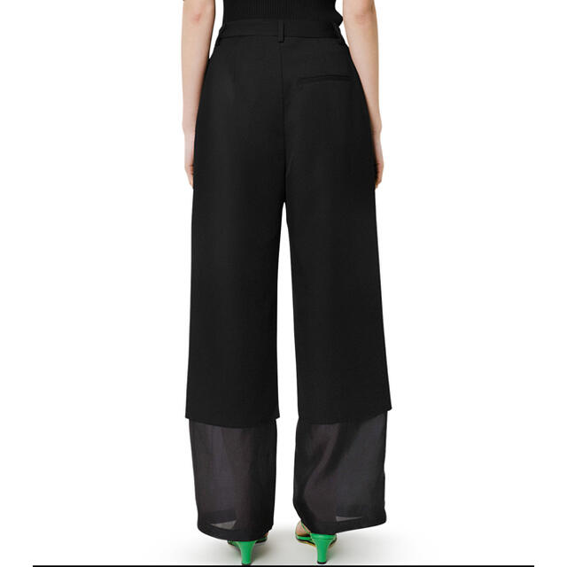 人気の製品 ルシェルブルー Contrasting Fabric Pants sipp.dilmil