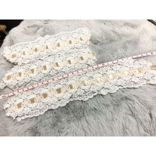 レース　ハンドメイド　素材(各種パーツ)