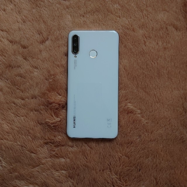 Huawei P30lite Perl White simフリー 64GB - スマートフォン本体