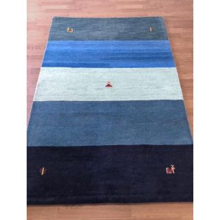 ノリノリ様専用ウールギャベ 120×180cm センターラグサイズ 新品未使用(ラグ)