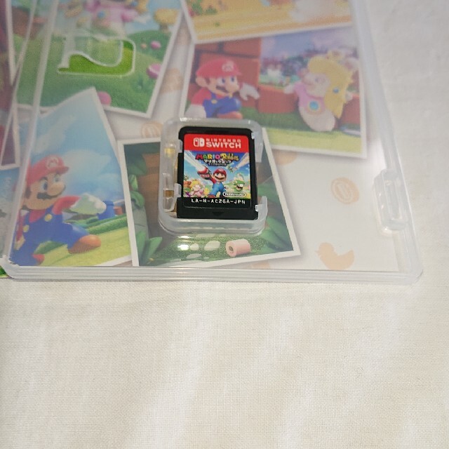 Nintendo Switch(ニンテンドースイッチ)のマリオ＋ラビッツ キングダムバトル Switch エンタメ/ホビーのゲームソフト/ゲーム機本体(家庭用ゲームソフト)の商品写真