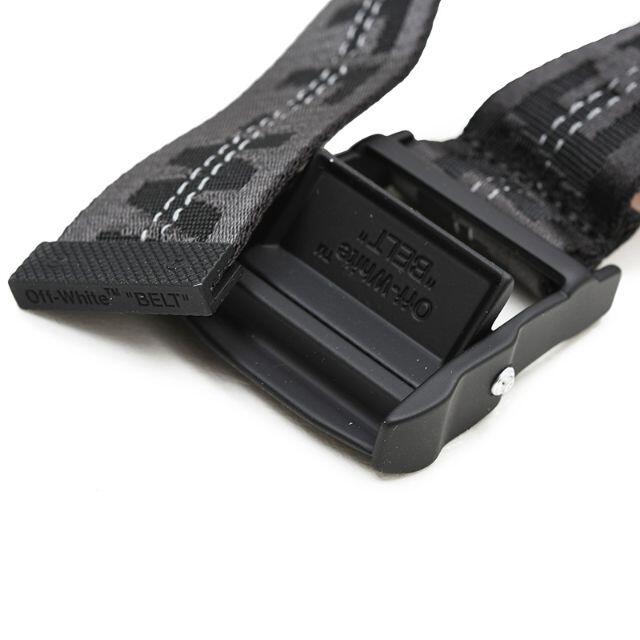 OFF-WHITE(オフホワイト)の在庫処分　OFF-WHITE オフホワイト 　BELT ブラックベルト レディースのファッション小物(ベルト)の商品写真