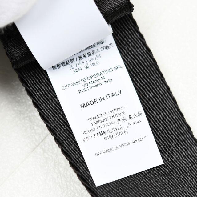 OFF-WHITE(オフホワイト)の在庫処分　OFF-WHITE オフホワイト 　BELT ブラックベルト レディースのファッション小物(ベルト)の商品写真