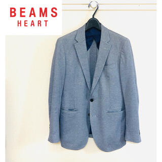 ビームス(BEAMS)の美品【BEAMS】テーラードジャケット 46 ブルーグレー(テーラードジャケット)