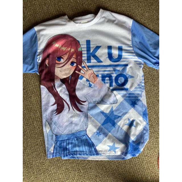 五等分の花嫁　中野三玖　グラフィックTシャツ フリーサイズ エンタメ/ホビーのアニメグッズ(その他)の商品写真