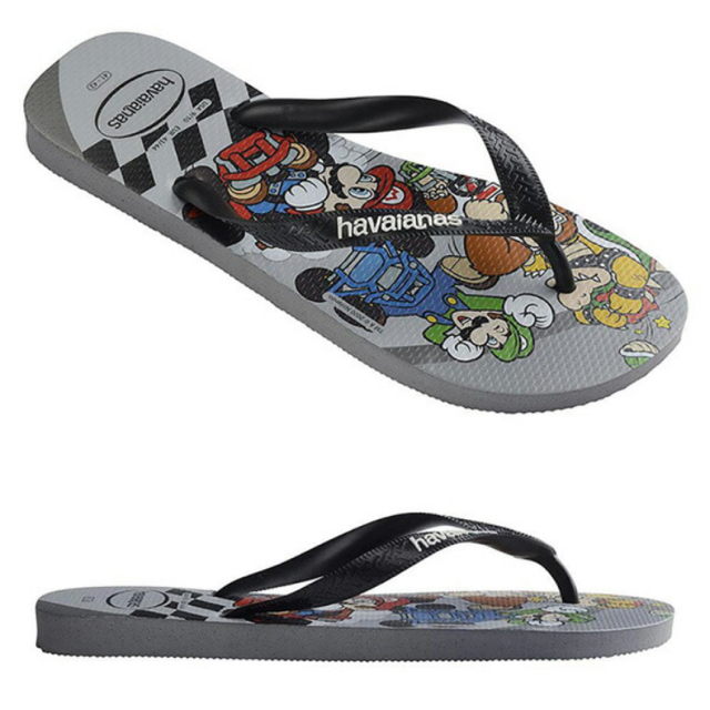 havaianas(ハワイアナス)の新品　スーパーマリオ　ハワイアナス　サンダル　ビーチサンダル　20cm キッズ/ベビー/マタニティのキッズ靴/シューズ(15cm~)(サンダル)の商品写真