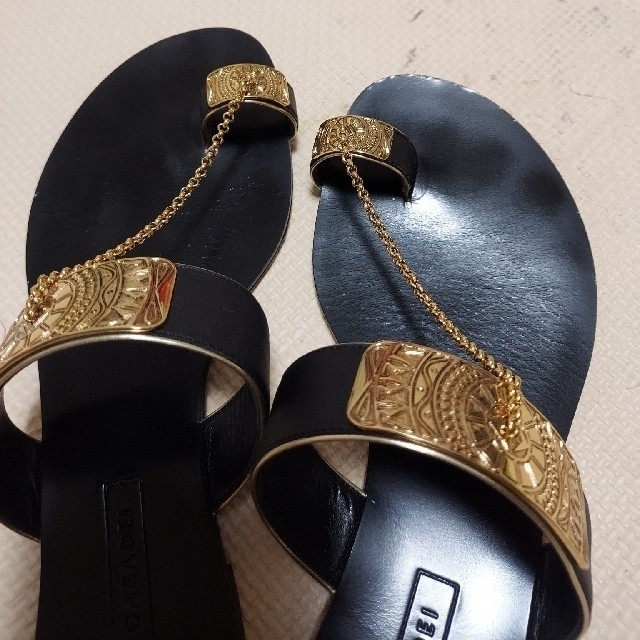 DEUXIEME CLASSE(ドゥーズィエムクラス)のドゥーズィエムクラス CASADEI CHAIN SANDAL　 レディースの靴/シューズ(サンダル)の商品写真