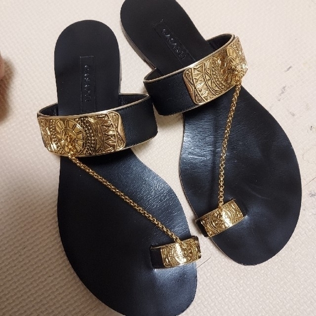 DEUXIEME CLASSE(ドゥーズィエムクラス)のドゥーズィエムクラス CASADEI CHAIN SANDAL　 レディースの靴/シューズ(サンダル)の商品写真