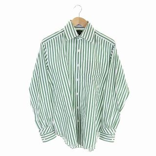 ポールスミス(Paul Smith)のポールスミス ブリティッシュコレクション シャツ L 白 ホワイト 緑 グリーン(シャツ)