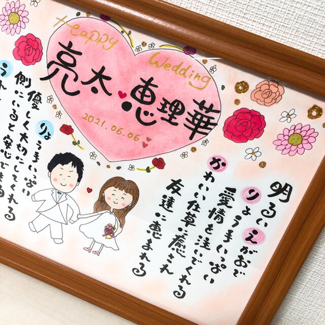 名前ポエム プレゼント 結婚祝い 結婚記念品 ギフト ウェルカム 名前ポエム プレゼント 結婚祝い 結婚記念品 ギフト ウェルカム