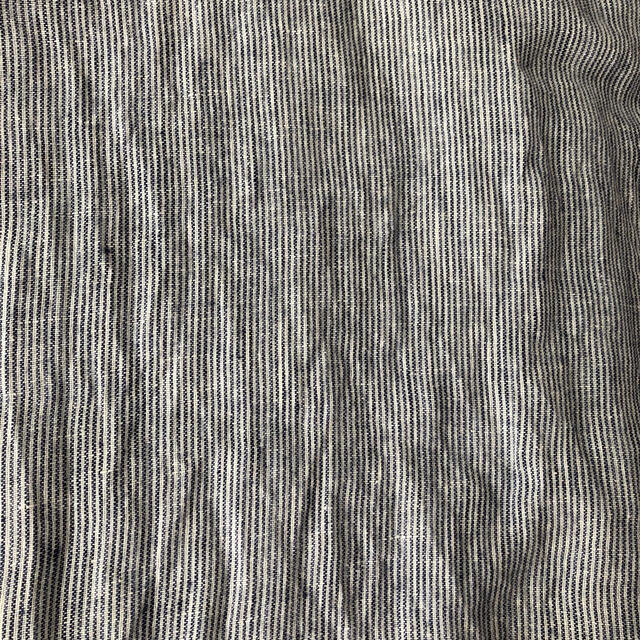しまむら(シマムラ)のストライプ　ブラウス レディースのトップス(シャツ/ブラウス(半袖/袖なし))の商品写真