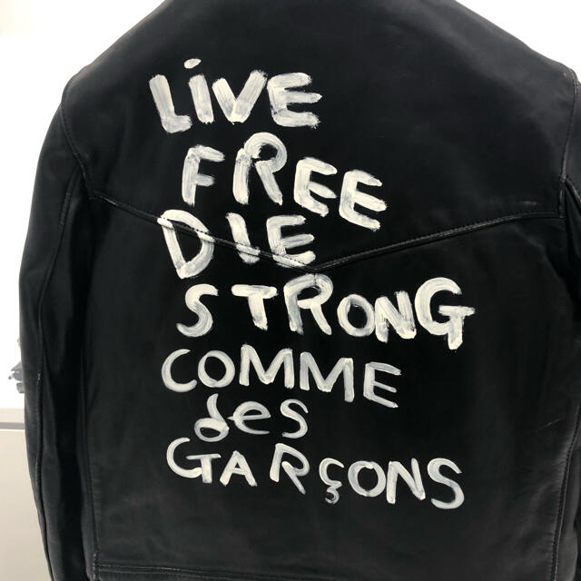 COMME des GARCONS(コムデギャルソン)の新品未使用　コムデギャルソン×ルイスレザー　青山限定レザージャケット メンズのジャケット/アウター(ライダースジャケット)の商品写真