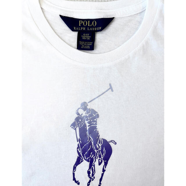 POLO RALPH LAUREN(ポロラルフローレン)の【美品】★ポロラルフローレン★半袖Tシャツ★110 キッズ/ベビー/マタニティのキッズ服女の子用(90cm~)(Tシャツ/カットソー)の商品写真