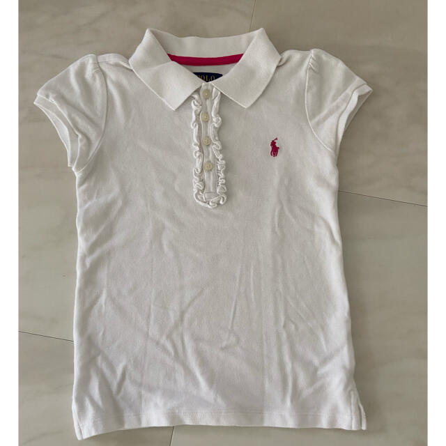 POLO RALPH LAUREN(ポロラルフローレン)のポロ120ガールシャツ キッズ/ベビー/マタニティのキッズ服女の子用(90cm~)(Tシャツ/カットソー)の商品写真
