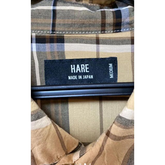 HARE(ハレ)のHARE オーバーサイズ チェックシャツ メンズのトップス(シャツ)の商品写真