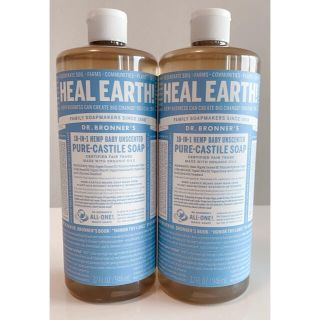 ドクターブロナー(Dr.Bronner)のドクターブロナー　マジックソープ　ベビーマイルド 944ml*2本(ボディソープ/石鹸)