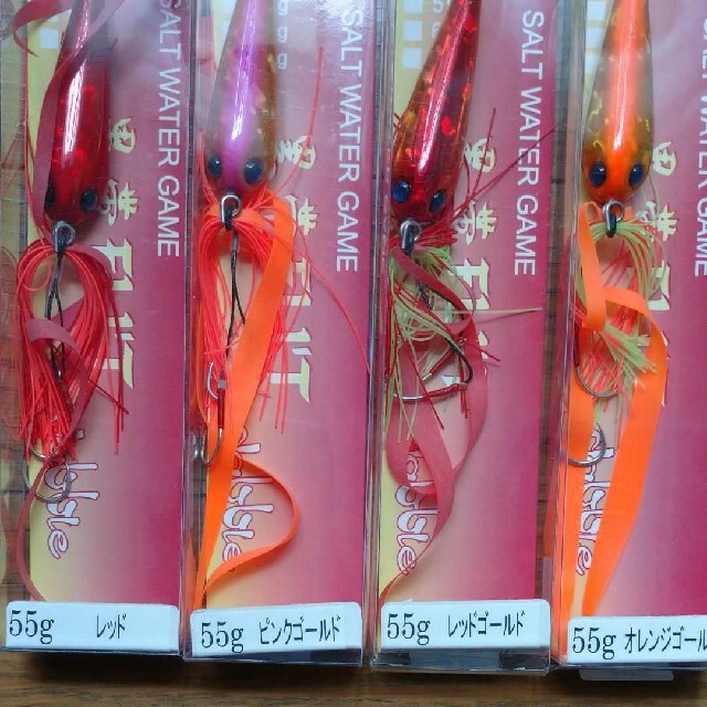 インチク　タイラバ　メタルジグ　タイ　根魚　キジハタ　ヒラメ　4色　4個セット  スポーツ/アウトドアのフィッシング(ルアー用品)の商品写真