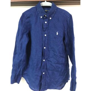 ラルフローレン(Ralph Lauren)のラルフローレン  Ralph Lauren キッズリネンシャツ(ブラウス)