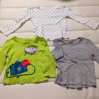 ネクスト(NEXT)の2歳児用 こども服 3枚セット  長袖(Tシャツ/カットソー)
