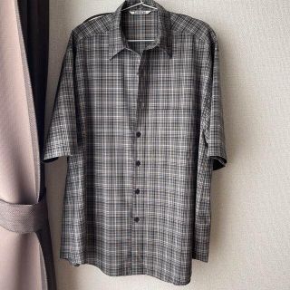 auralee 21ss ウールチェックシャツ(シャツ)