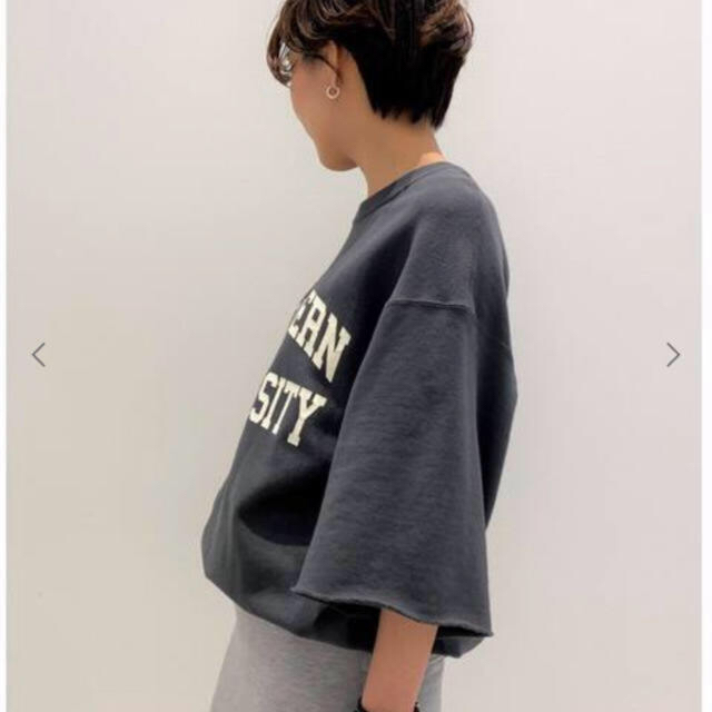 アパルトモン americana 3/4 Sleeve Sweat プルオーバー