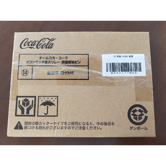 コカ・コーラ(コカコーラ)のコカ・コーラ　バッジ　都道府県ピン　愛媛県　コカコーラ エンタメ/ホビーのコレクション(ノベルティグッズ)の商品写真