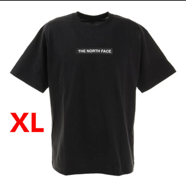 新品 ノースフェイス ボックスロゴ 半袖 Tシャツ ブラック ＸＬ 送料無料
