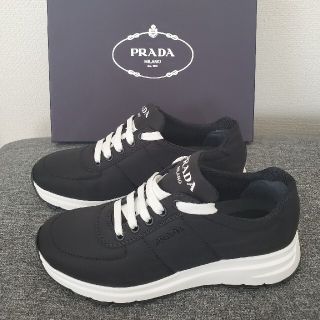 PRADA - PRADA プラダ ナイロンスニーカー 黒 新品の通販 by まことも ...