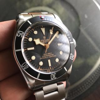 チュードル(Tudor)のちきさく様　専用　チューダー　ヘリテージ　ブラックベイ　79230N(腕時計(アナログ))