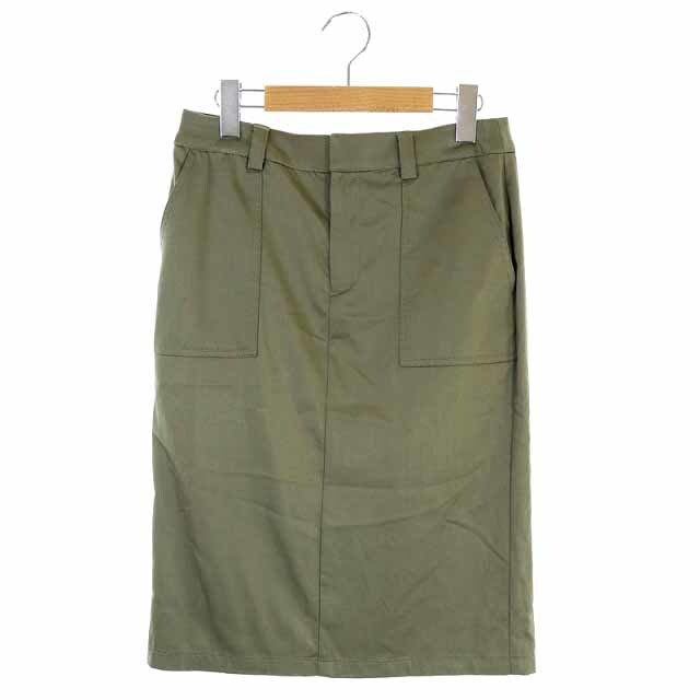 BOSCH(ボッシュ)のボッシュ BOSCH タイトスカート ミモレ丈 ロング 36 緑 カーキ レディースのスカート(ロングスカート)の商品写真