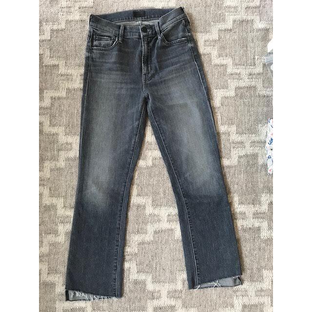 L'Appartement DEUXIEME CLASSE(アパルトモンドゥーズィエムクラス)のMOTHER DENIM Insider Crop ストレッチ入り デニム レディースのパンツ(デニム/ジーンズ)の商品写真