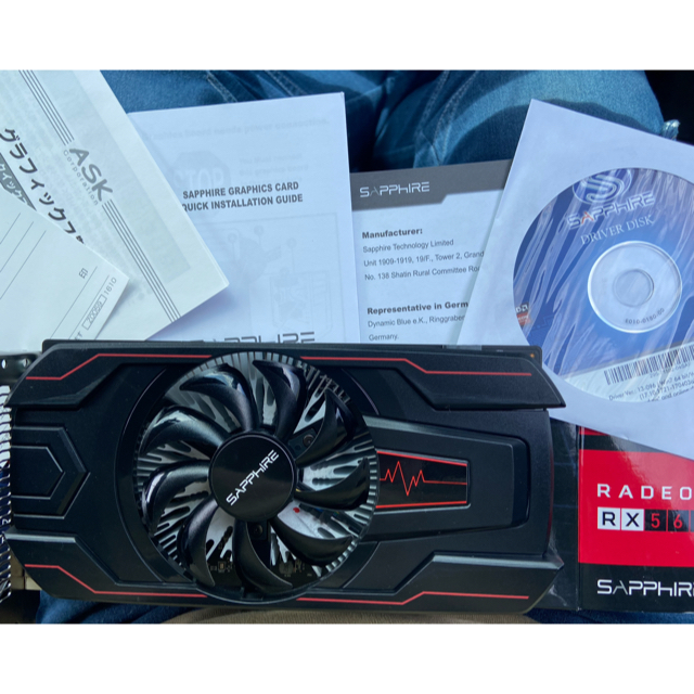 sapphire Radeon rx 560 4g スマホ/家電/カメラのPC/タブレット(PCパーツ)の商品写真