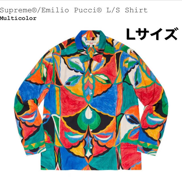 メンズSupreme × Emilio Pucci L/S Shirt プッチ L