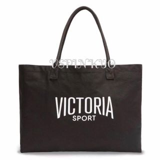 ヴィクトリアズシークレット(Victoria's Secret)のヴィクトリアズシークレット　ヴィクシー　キャンバストートバッグ　ブラック(トートバッグ)