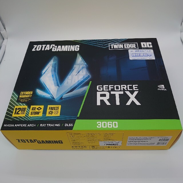 ZOTAC GAMING GeForce RTX3060 TwinEdge ocGDDR6メモリバス