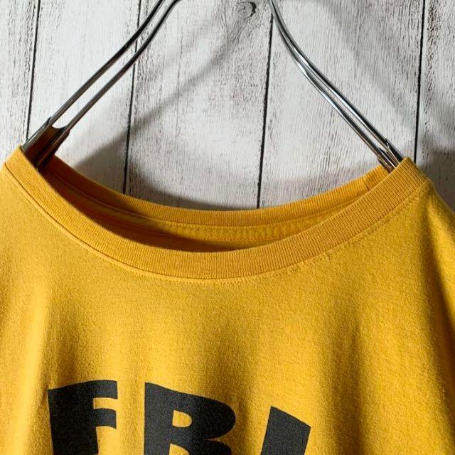 NIKE(ナイキ)の【海外企画 2XL】ナイキ NIKE FBI スウッシュ ロゴ Tシャツ 黄 メンズのトップス(Tシャツ/カットソー(半袖/袖なし))の商品写真