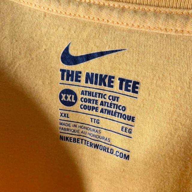 NIKE(ナイキ)の【海外企画 2XL】ナイキ NIKE FBI スウッシュ ロゴ Tシャツ 黄 メンズのトップス(Tシャツ/カットソー(半袖/袖なし))の商品写真