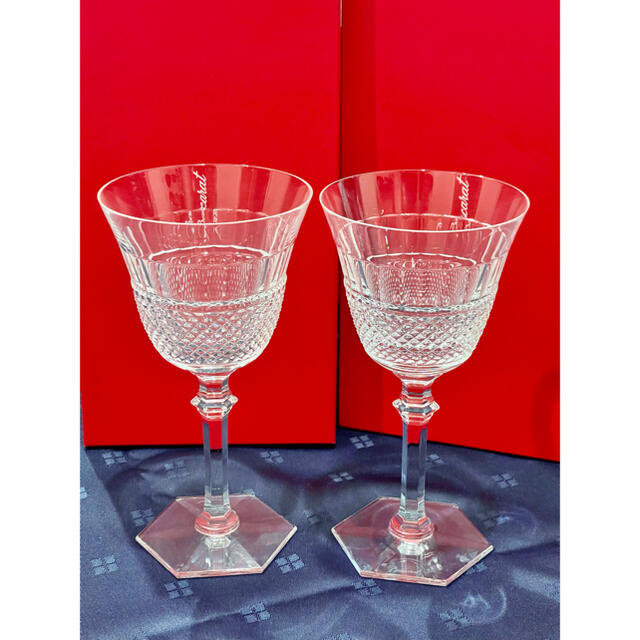 Baccarat(バカラ)のバカラ ディアマン ワイングラス/ウォーターグラス 21cm 200ml 2客 インテリア/住まい/日用品のキッチン/食器(グラス/カップ)の商品写真