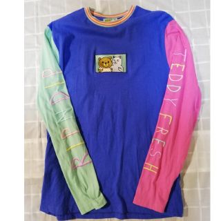 ステューシー(STUSSY)のRIPNDIP×TEDDYFRESH  ロンt　コラボ　リップンディップ(Tシャツ/カットソー(七分/長袖))