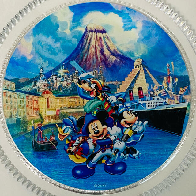 Disney(ディズニー)の【 非売品 】東京ディズニーシー  Grand Open  記念皿  ケース付き インテリア/住まい/日用品のインテリア小物(置物)の商品写真