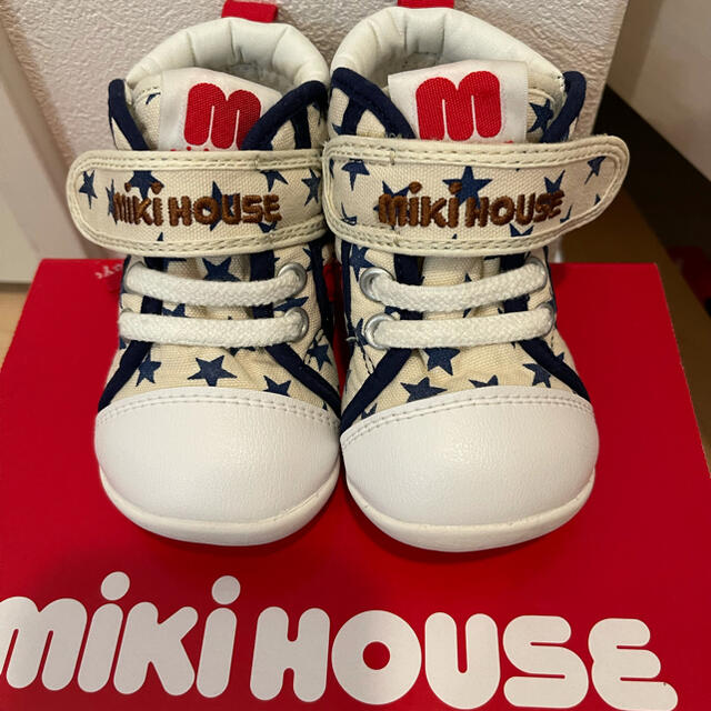 mikihouse(ミキハウス)のミキハウス【美品】12.5cm スニーカー キッズ/ベビー/マタニティのベビー靴/シューズ(~14cm)(スニーカー)の商品写真