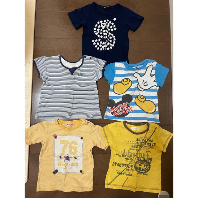 Disney(ディズニー)の男児 90サイズ半袖Tシャツ 3着セット キッズ/ベビー/マタニティのキッズ服男の子用(90cm~)(Tシャツ/カットソー)の商品写真