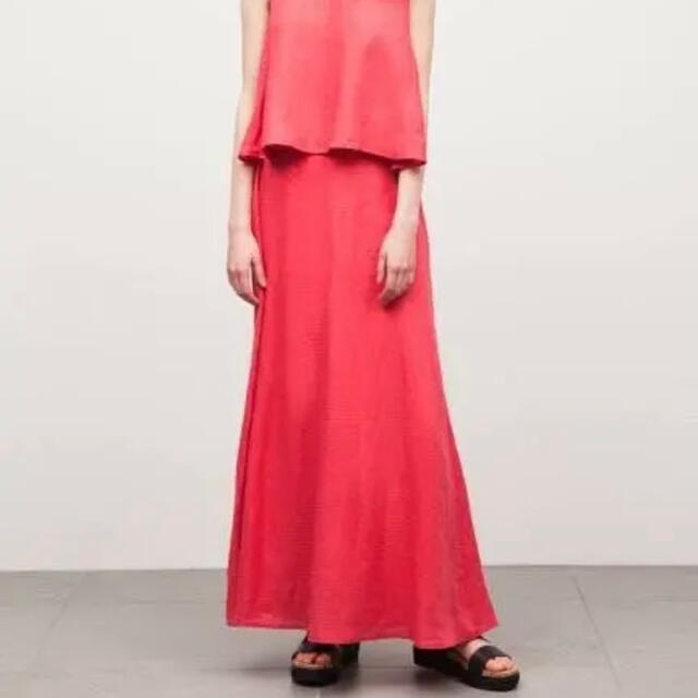 FRAY I.D(フレイアイディー)のフレイアイディー　スカート　美品　ピンク　ブルベ レディースのスカート(ロングスカート)の商品写真