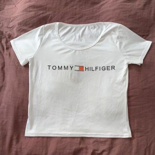 トミーヒルフィガー(TOMMY HILFIGER)のTOMMY HILFIGER トミーヒルフィガー フラッグロゴ ストレッチシャツ(Tシャツ(半袖/袖なし))